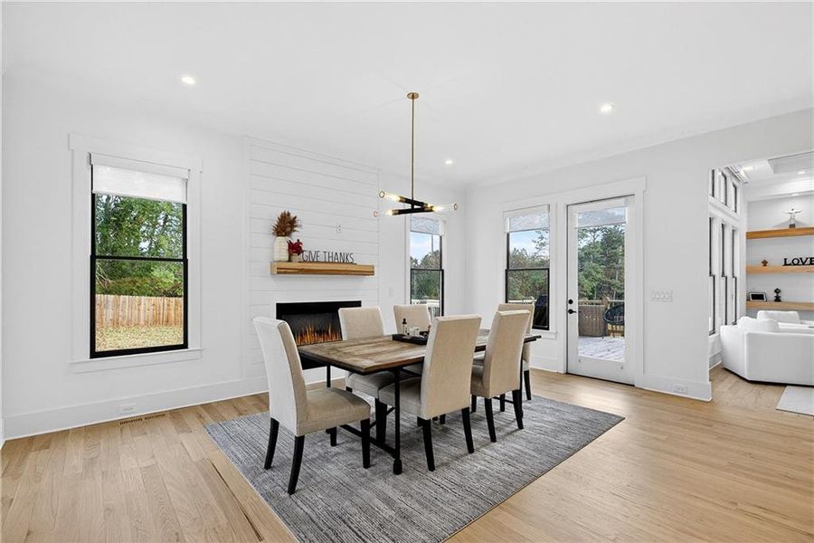 Furnished interior view inside a new home in , Marietta (Image 9).