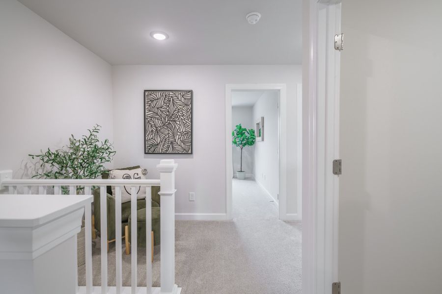 Representative furnished interior of a home built from the The Carson by Cothran Homes in Reidville Town Center, Reidville (Image 18).