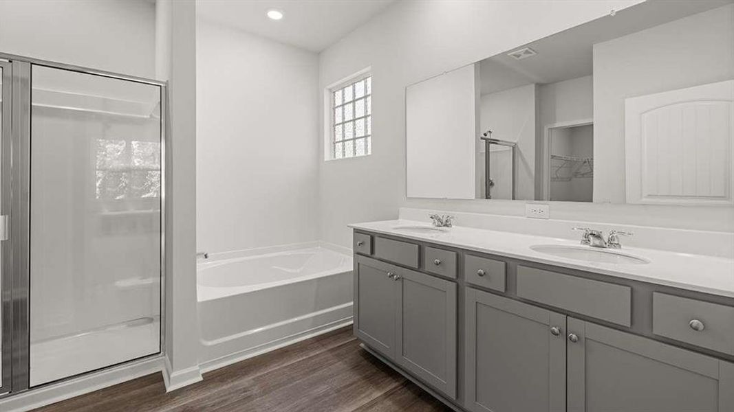 Furnished interior view inside a new home in , Atlanta (Image 10). Furnished interior view inside a new home in , Atlanta (Image 10).