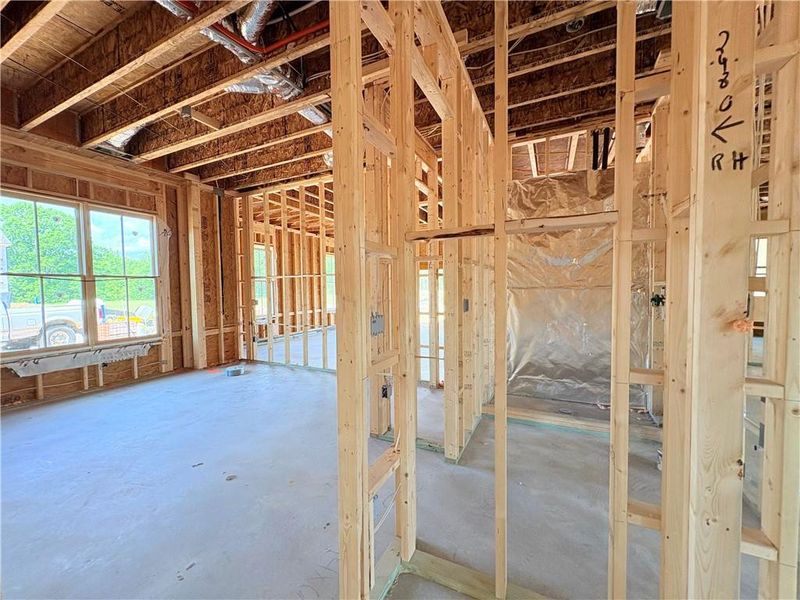 In-progress construction of a new home in The Tillery, Marietta, GA (Image 103).