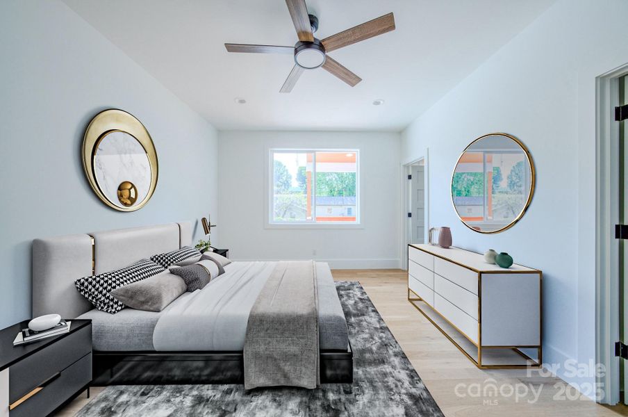 Virtually Staged First Floor Bedroom Suite