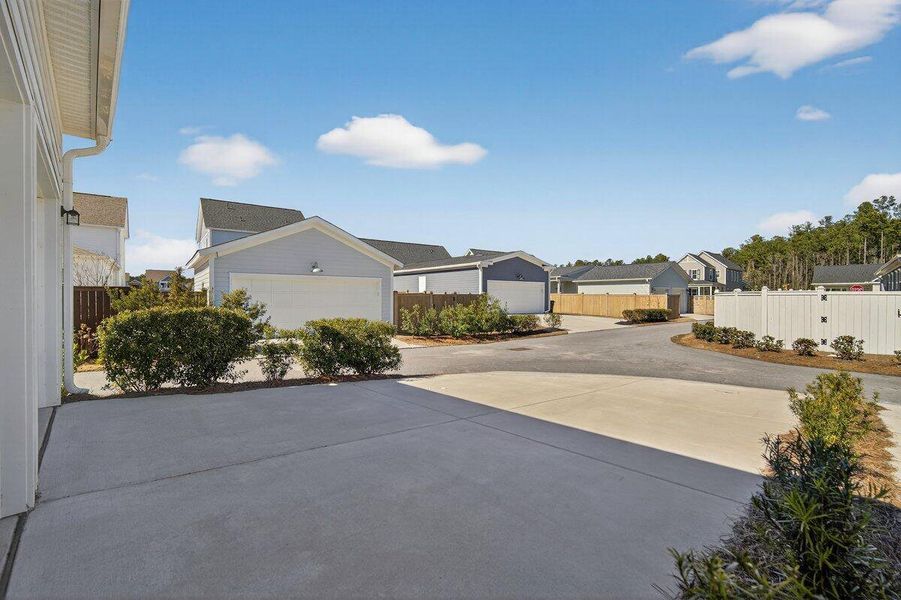 Exterior details and patio area of a home in , Summerville (Image 4). Exterior details and patio area of a home in , Summerville (Image 4).