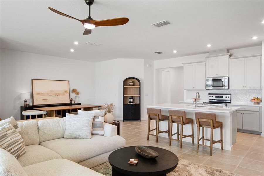 Furnished interior view inside a new home in Waterbrooke, Clermont (Image 46).