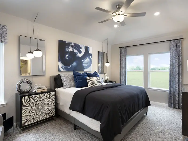 Furnished interior view inside a new home in Pinewood Trails - City Series, Atascocita (Image 3).