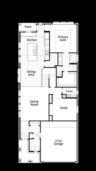 2D floor plan layout of this home in Hillstead, Lavon, TX (Image 4). 2D floor plan layout of this home in Hillstead, Lavon, TX (Image 4).