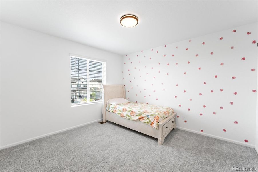 Furnished interior view inside a new home in Thompson River Ranch, Johnstown (Image 11).