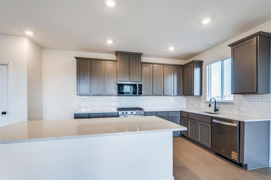 Furnished interior view inside a new home in Sierra Vista at Kelly Ranch, Aledo (Image 4). Furnished interior view inside a new home in Sierra Vista at Kelly Ranch, Aledo (Image 4).