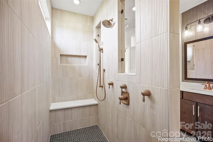 Representative Home - Owner's Shower
