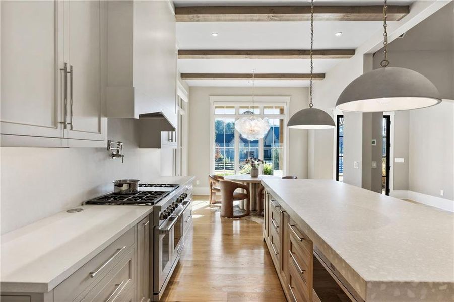 Furnished interior view inside a new home in , Alpharetta (Image 59).