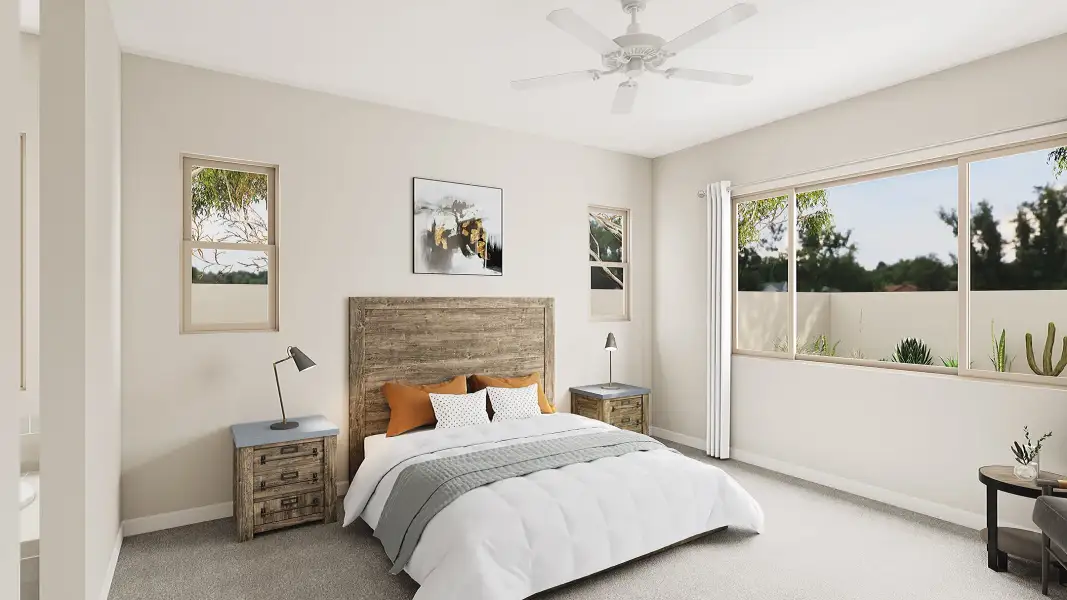 Furnished interior view inside a new home in Soleo, San Tan Valley (Image 9). Furnished interior view inside a new home in Soleo, San Tan Valley (Image 9).