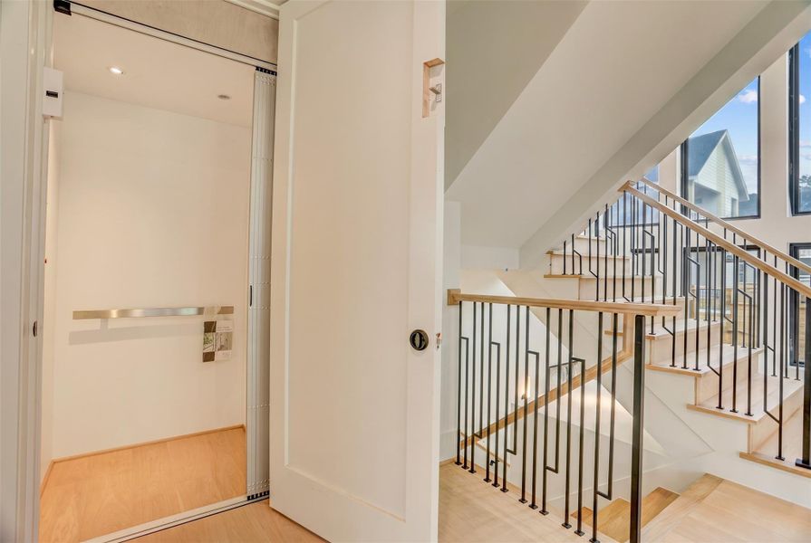 Outfitted with a wheelchair capable elevator to all floors, the convenience is unmatched.