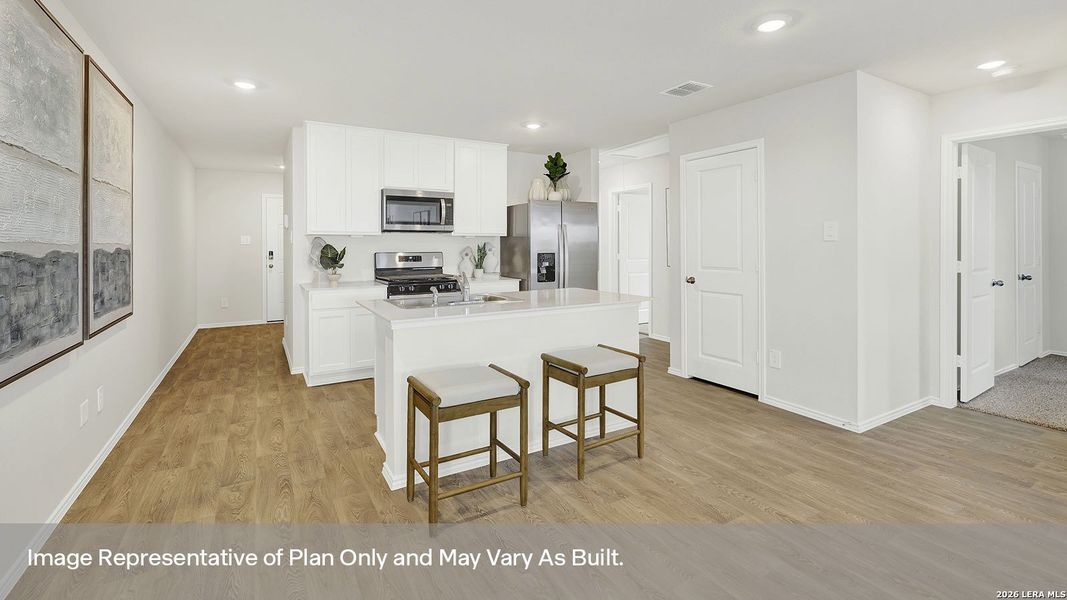 Furnished interior view inside a new home in Lantana, Lockhart (Image 15).