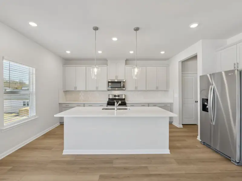 Furnished interior view inside a new home in Preserve at Mountain Creek, Pendergrass (Image 5).