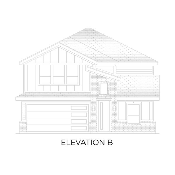 Representative rendering of the exterior for the Ford Select F by First Texas Homes (Image 4). Representative rendering of the exterior for the Ford Select F by First Texas Homes (Image 4).