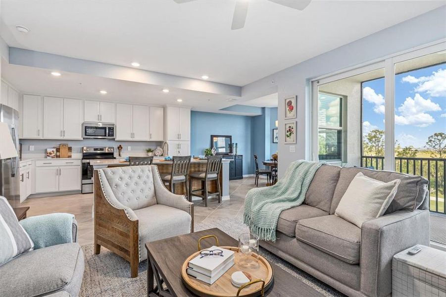 Furnished interior view inside a new home in , Venice (Image 4).