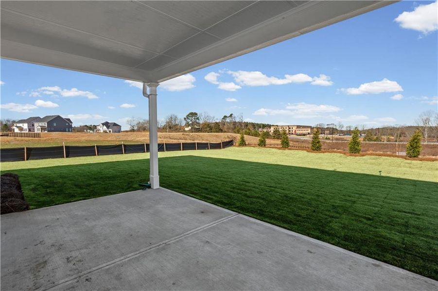 Exterior details and patio area of a home in Creekside at Skelton, Jefferson (Image 31).