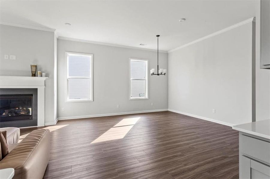 Spacious, unfurnished interior of a new home in Edgewater, Canton (Image 12).