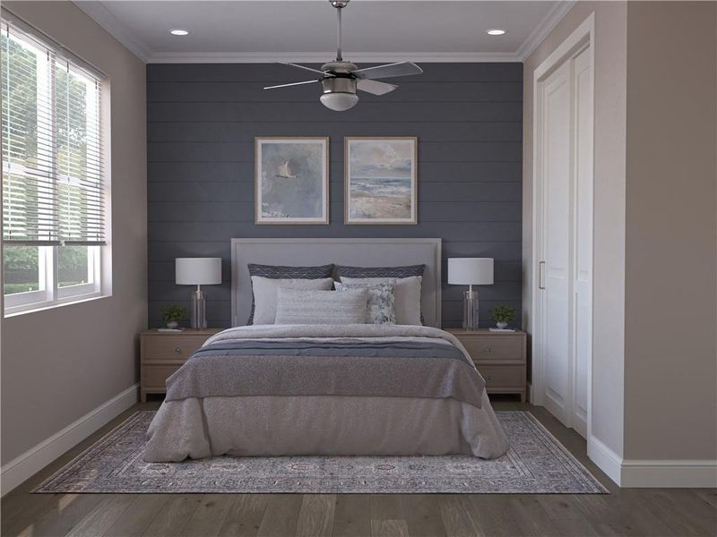 Furnished interior view inside a new home in Aberdeen, Hoschton (Image 7).