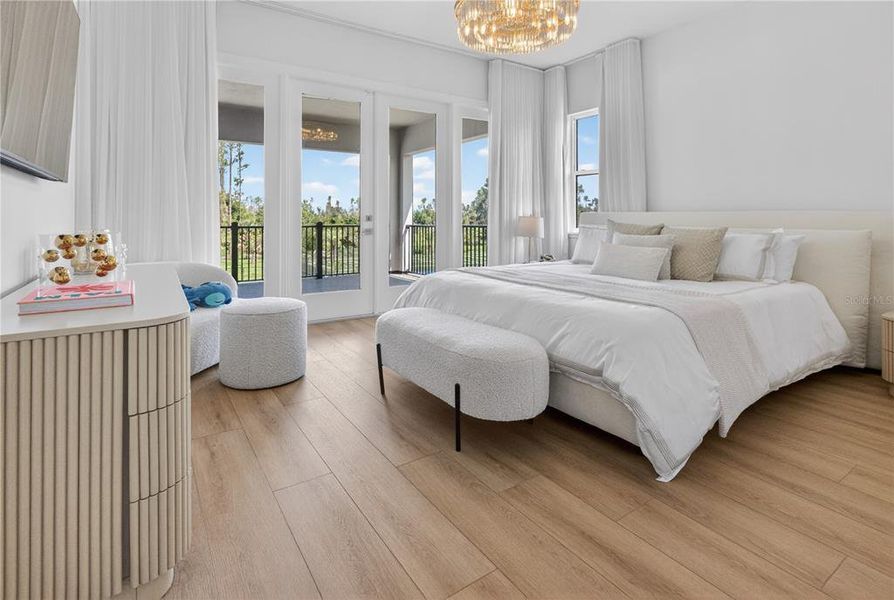 Furnished interior view inside a new home in , Montverde (Image 35).