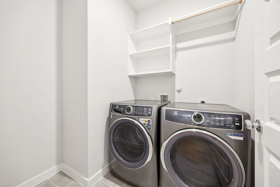 Utility Room in the Emmy II home plan by Trophy Signature Homes - REPRESENTATIVE PHOTO Utility Room in the Emmy II home plan by Trophy Signature Homes - REPRESENTATIVE PHOTO