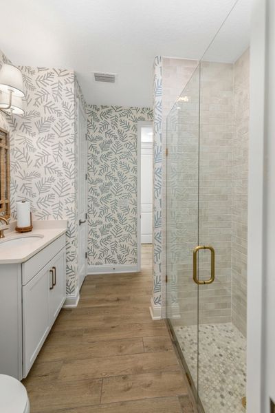 Representative furnished interior of a home built from the Miramar by Riverside Homes in Mariposa at EverRange, Jacksonville (Image 65).