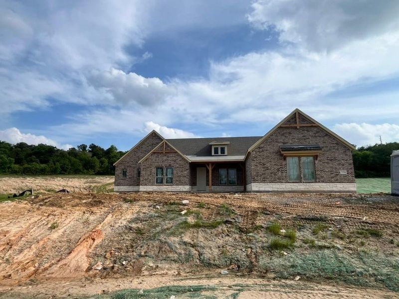 In-progress construction of a new home in Eagle Ridge Estates, Weatherford, TX (Image 14).