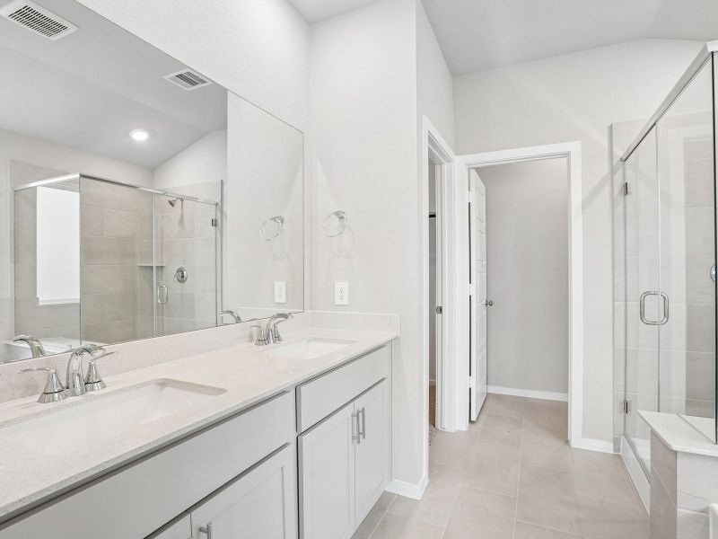 Furnished interior view inside a new home in Riviera Pines - Classic Series, Conroe (Image 7).
