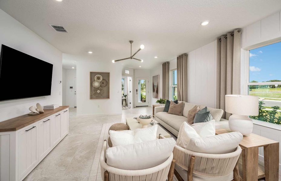 Furnished interior view inside a new home in Pioneer Ranch, Ocala (Image 8).