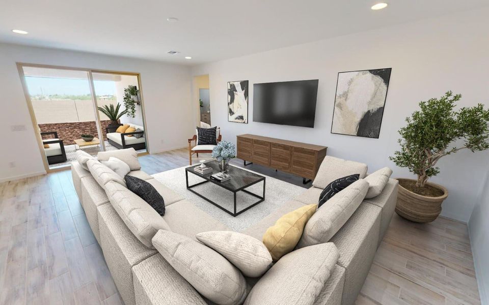 Furnished interior view inside a new home in Alamar, Avondale (Image 6).