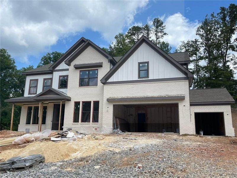 In-progress construction of a new home in , Cumming, GA (Image 1). In-progress construction of a new home in , Cumming, GA (Image 1).