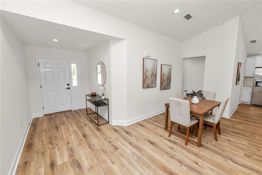 Furnished interior view inside a new home in , Eagle Lake (Image 5).