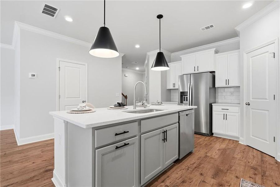 Furnished interior view inside a new home in , Sugar Hill (Image 12).