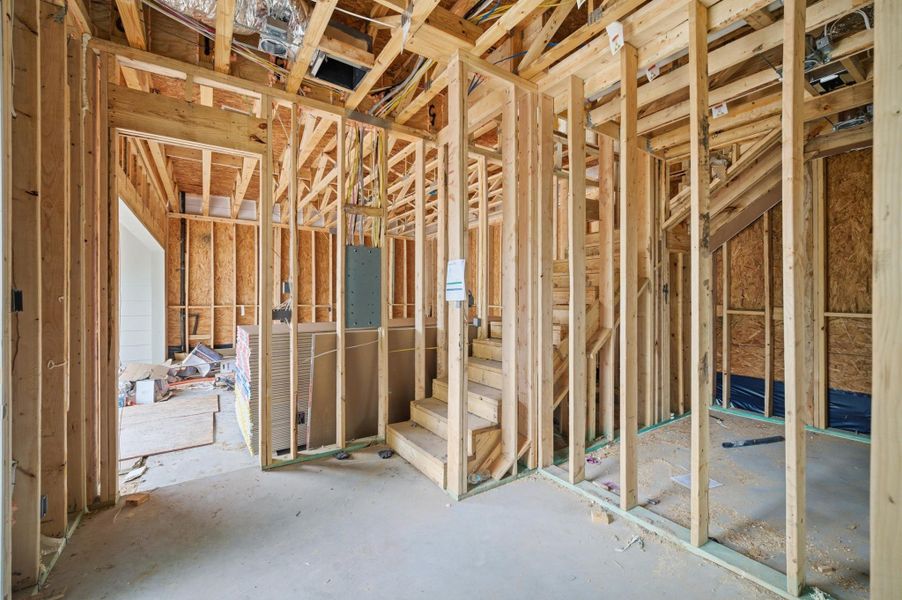 In-progress construction of a new home in , Houston, TX (Image 19).