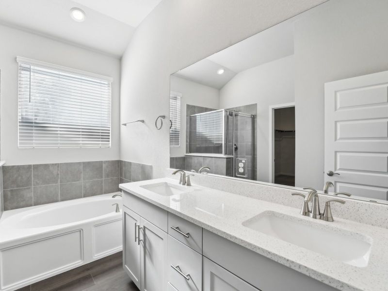 Furnished interior view inside a new home in Big Sky Ranch - Executive Collection, Dripping Springs (Image 6).