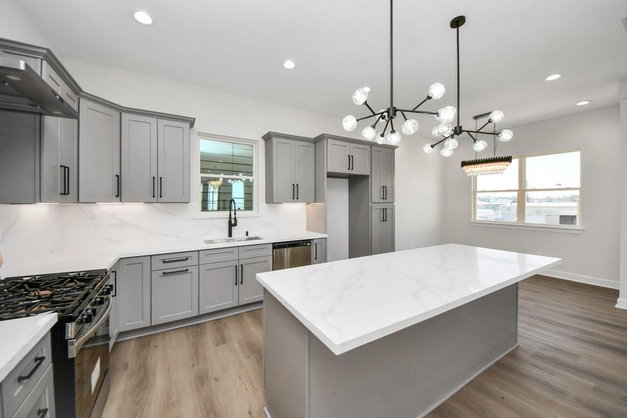 Furnished interior view inside a new home in , Houston (Image 13).