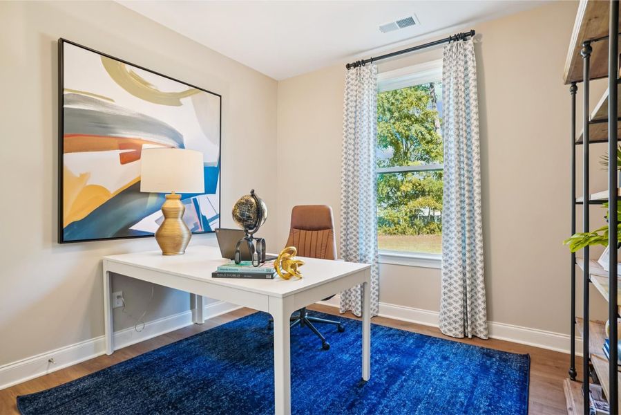 Representative furnished interior of a home built from the Fontana by Caruso Homes in Blue Run, Raleigh (Image 18). Representative furnished interior of a home built from the Fontana by Caruso Homes in Blue Run, Raleigh (Image 18).