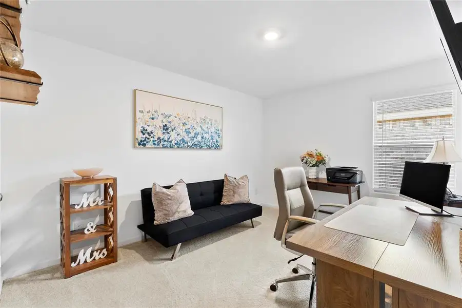 Furnished interior view inside a new home in Spiritas Ranch, Little Elm (Image 8).