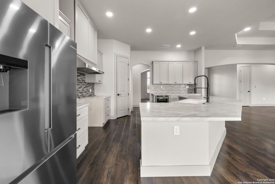 Furnished interior view inside a new home in , Adkins (Image 12).