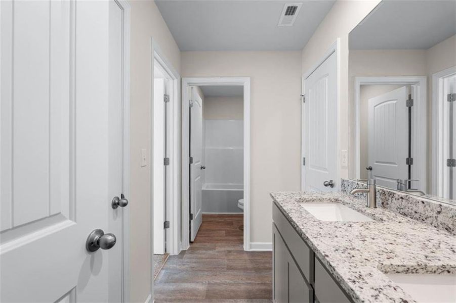Furnished interior view inside a new home in , Covington (Image 16). Furnished interior view inside a new home in , Covington (Image 16).