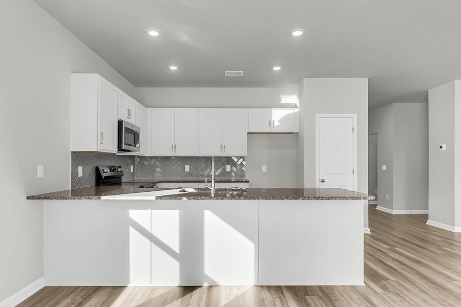 Furnished interior view inside a new home in Fairway Woods at Wyboo, Manning (Image 7).