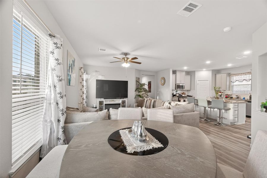 Furnished interior view inside a new home in Sunterra, Katy (Image 14).