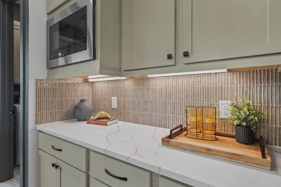 Furnished interior view inside a new home in Westland Ranch, League City (Image 36).