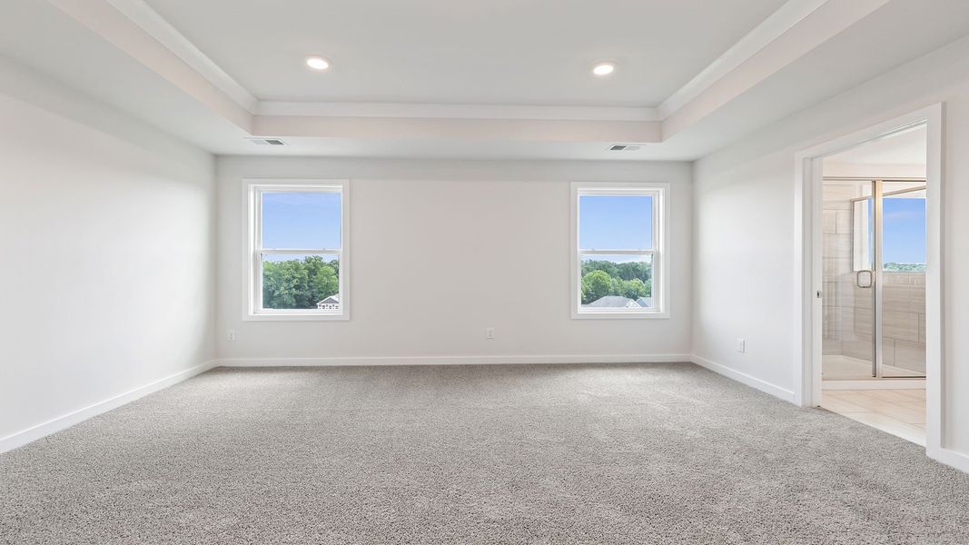 Spacious, unfurnished interior of a new home in Adams Glen, Greenville (Image 23).
