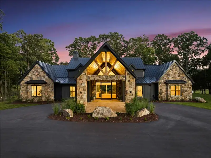 Front exterior of a new home in , Talking Rock, GA, highlighting curb appeal (Image 24).