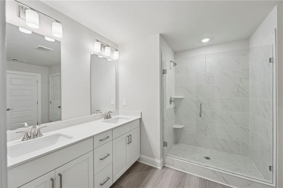 Furnished interior view inside a new home in Hemingway - Reserve Series, Cumming (Image 15).