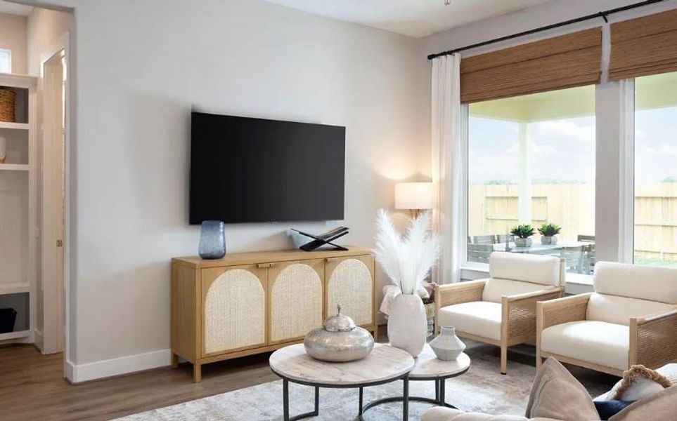 Photo is not of the actual home, but is an inspirational photo of builder’s model home and may depict options, furnishings, and/or decorator features that are not included