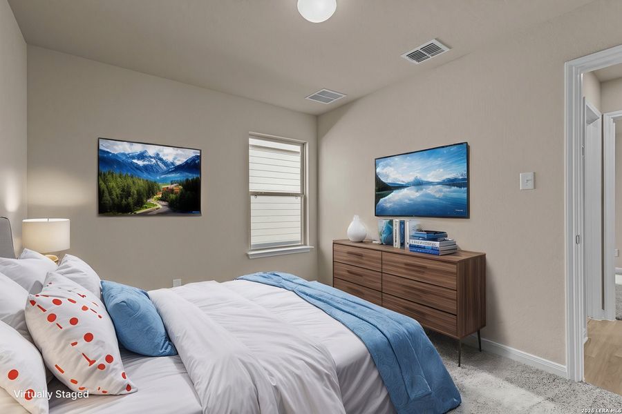 Furnished interior view inside a new home in Winding Brook, San Antonio (Image 10).