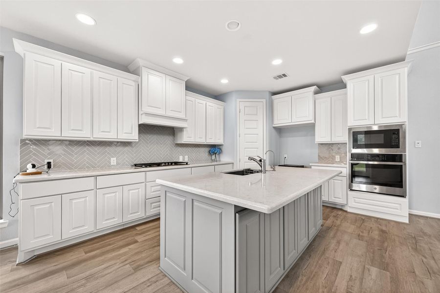 Furnished interior view inside a new home in Cane Island, Katy (Image 16).