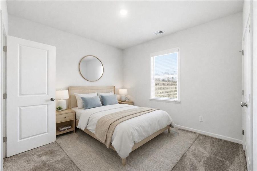 Furnished interior view inside a new home in Carmichael Farms, Canton (Image 24).