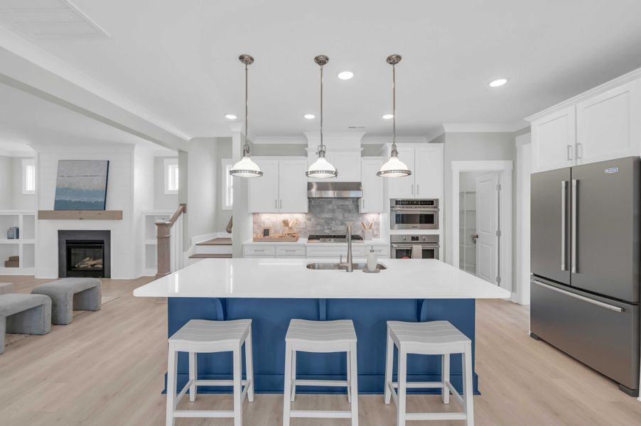 Representative furnished interior of a home built from the The Wisteria by RobuckHomes in East & Mason, Wilmington (Image 68).